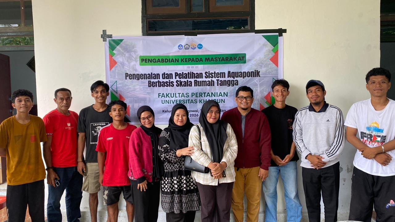 Tim Pengabdian Prodi Kenalkan Sistem Aquaponik di Kelurahan Tongowai - Tidore Selatan